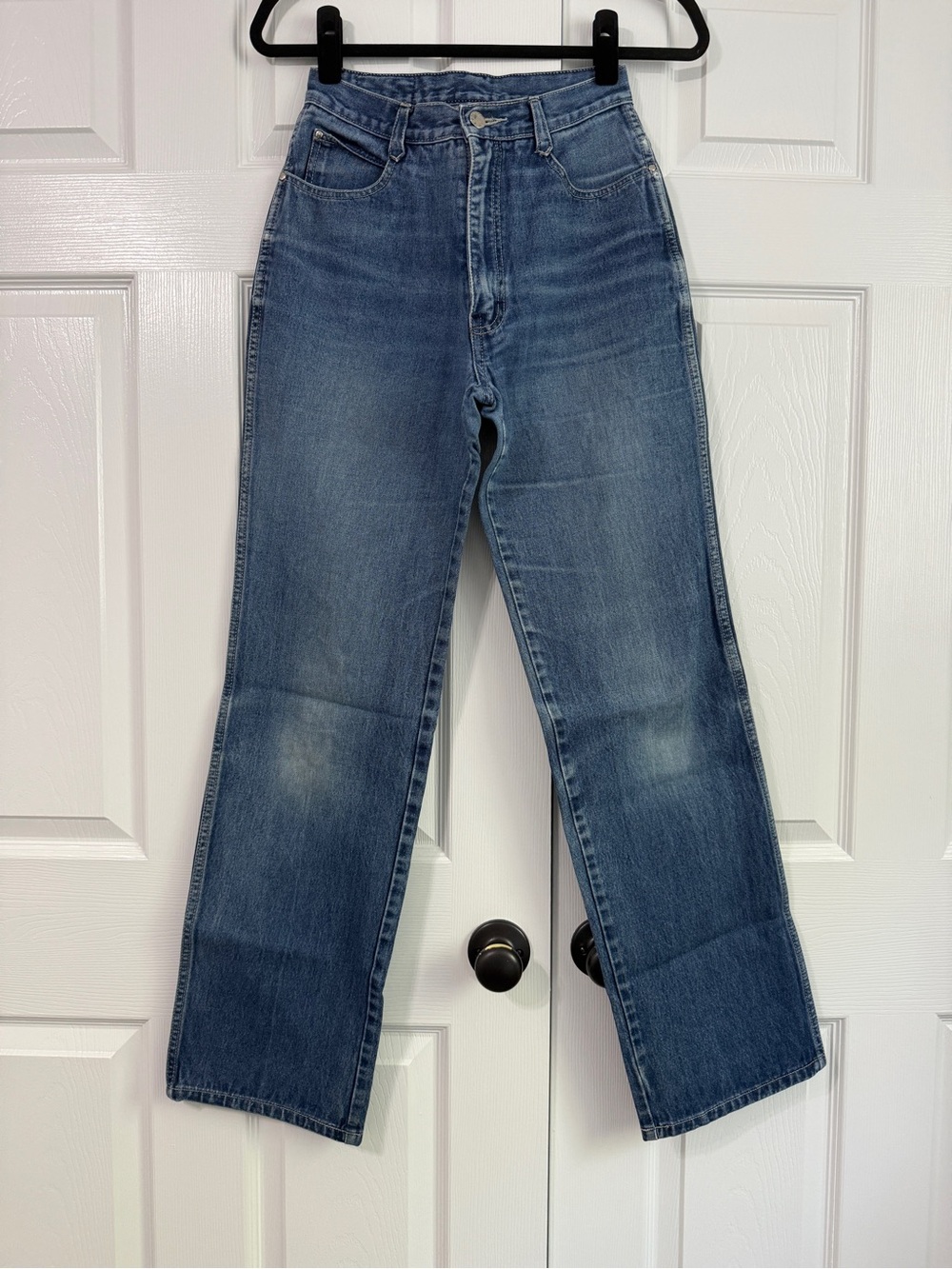 Vintage Brittania High Waist Straight Leg Jeans Blue Denim Women’s 4/6 Retro